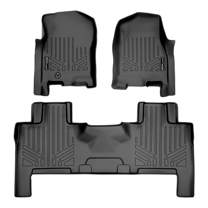 MAXLINER Floor Mats 2 Row Liner Set Compatible with 20072010 Ford Expedition