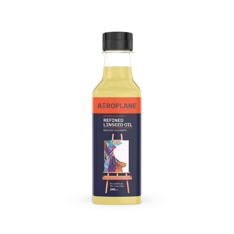 Aeroplane - Refined Linseed Oil for Artists - Reduced Yellowing, Premium Art Supply | 240 ML - Image 5