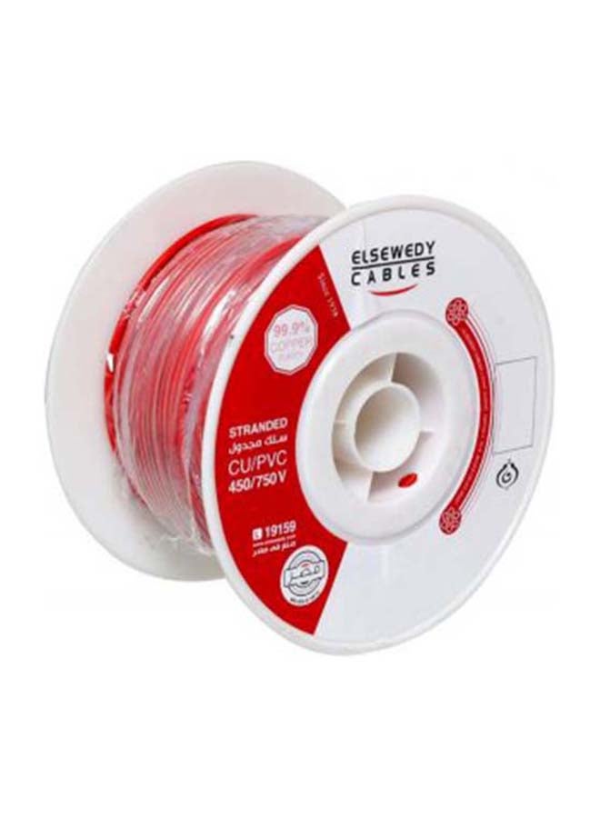 Wrap a copper wire Majdoul Al Suwaidi Electric 3 mm 100 meters-Red