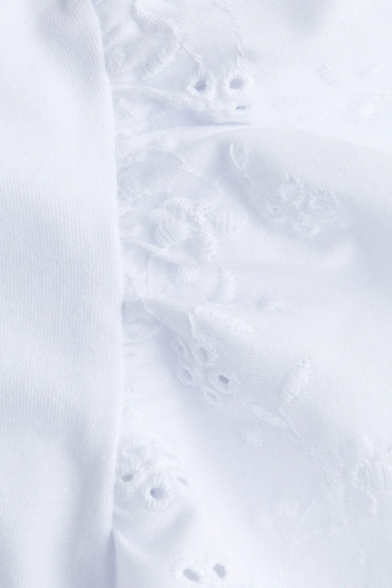 H&M Butterfly-sleeved top