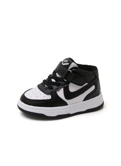 Generic 2022 Kids Mid-top Sneakers Classic Casual Shoes Black 