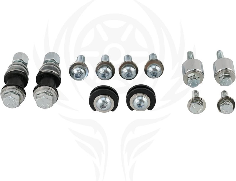 HARVARDS CHROME Front Docking Kit for Harley Detachable Sissybar 1997-2008 - Image 4