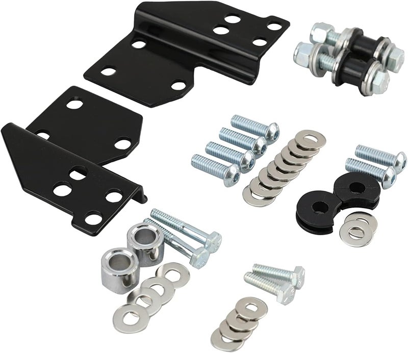 HARVARDS CHROME Front Docking Kit for Harley Detachable Sissybar 1997-2008 - Image 1