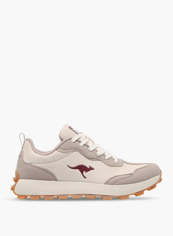 kangaROOS Women's Panelled Lace-Up Sports Shoes