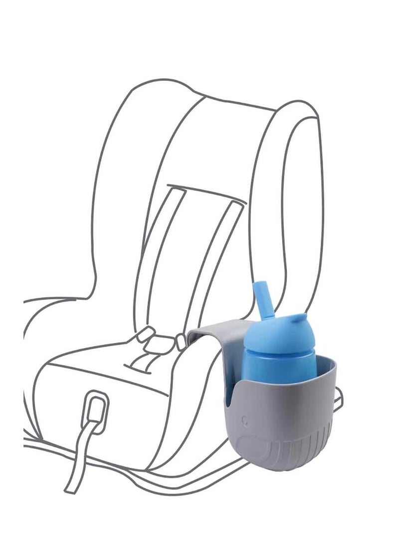 1pc Portable Cup Holder For Car Seats, Grey Car Seat Cup Holder, Stroller Cup Holder - Image 4