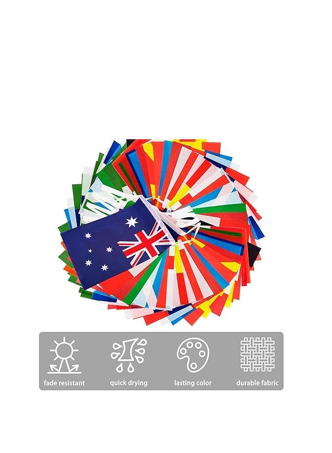100 Countries String Flag, 29M International Flags Bunting Banner, World Flag Banner Decoration for School, Sports Events, Grand Opening, Party - Image 2