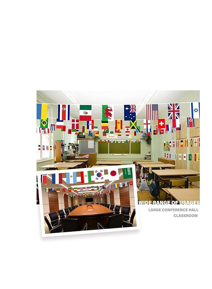 100 Countries String Flag, 29M International Flags Bunting Banner, World Flag Banner Decoration for School, Sports Events, Grand Opening, Party - Image 4
