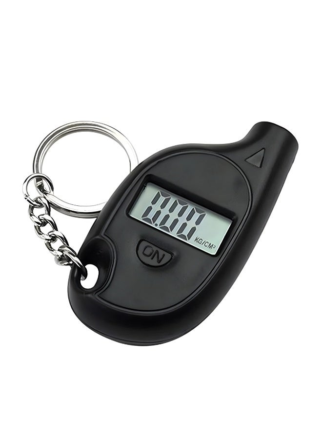 Safari Mini Digital Tire Pressure Gauge Keychain – Portable LCD Display, Accurate PSI/KG/CM² Reader, Easy-to-Use Air Pressure Tester for Cars, Motorcycles, Bicycles & Trucks TG-51 - Image 1