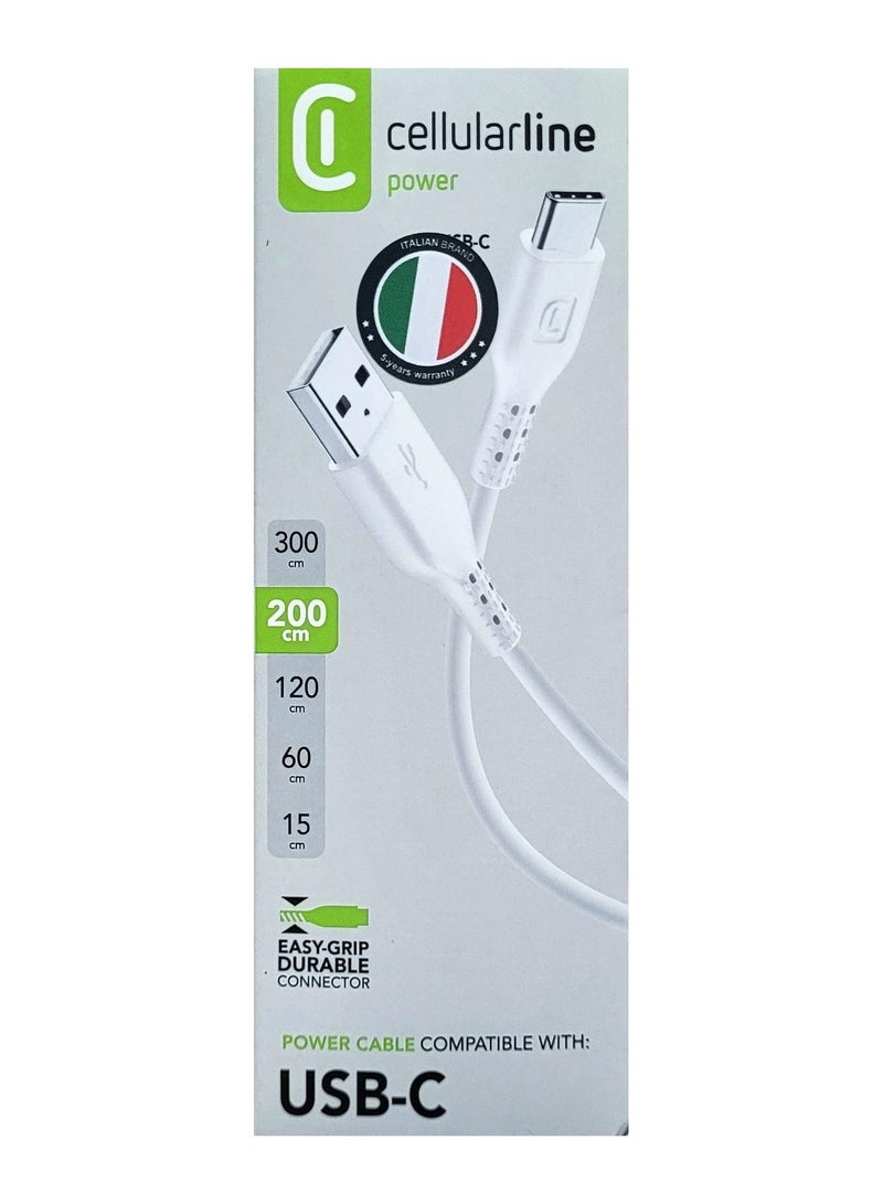 سيلولار لاين كابل شحن من USB الى Type-C من سيلولار لاين - Image 2