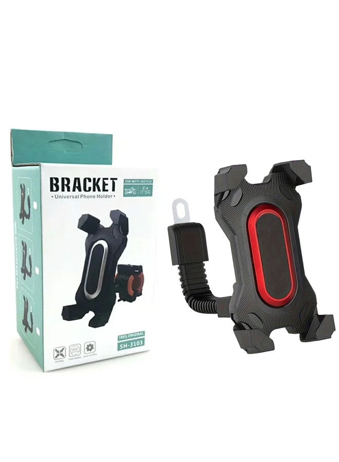 360 Degree Bendable Motorcycle Mobile Phone Holder / Model SH-3103 - Image 2