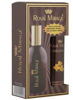 ROYAL MIRAGE Royal Mirage Original , Eau De Toilette Perfume, 120 ml + Body Spray, 150 ml, Combo Pack  - Image 1