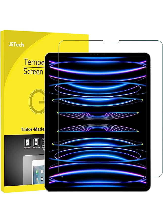 JETech Screen Protector for iPad Pro 11-Inch All Models, iPad Air 5/4 2022/2020 10.9-Inch, Face ID Compatible, Tempered Glass Film - Image 1