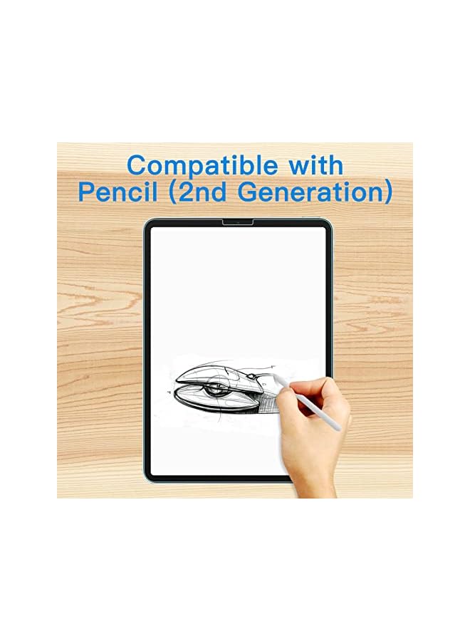 JETech Screen Protector for iPad Pro 11-Inch All Models, iPad Air 5/4 2022/2020 10.9-Inch, Face ID Compatible, Tempered Glass Film - Image 4