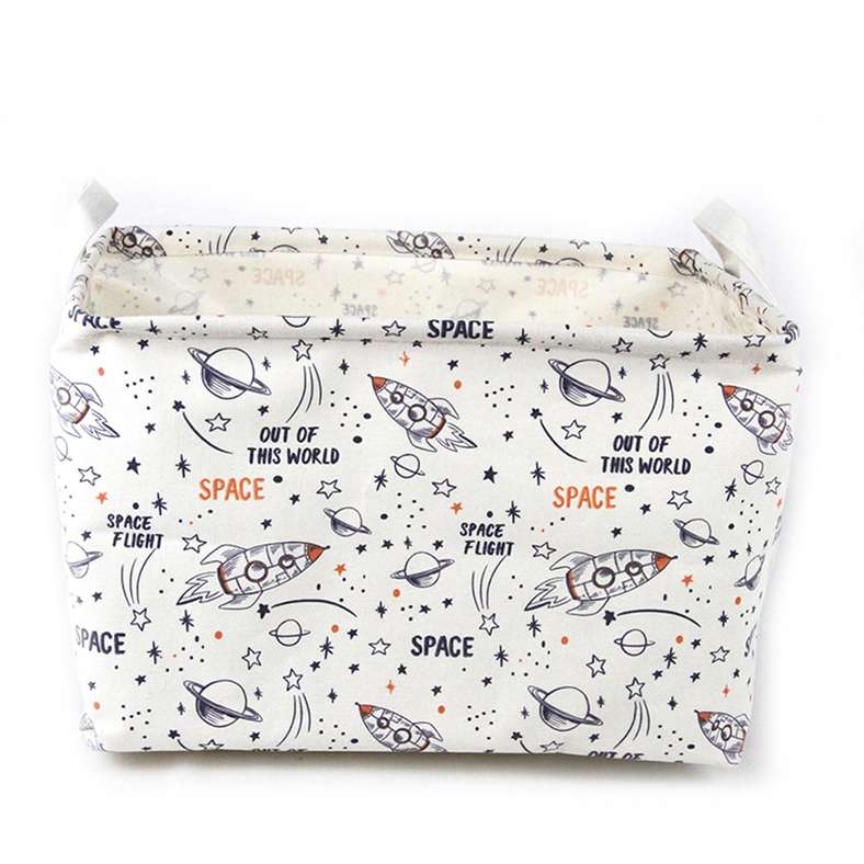 Pan Home Space Printed Storage Basket for Kids