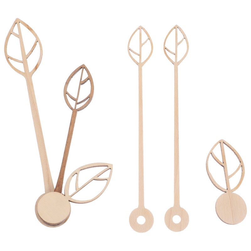 6pcs DIY Clock Hands Clock Pointer Clock Parts Replacement Wood Clock Hands - Image 1