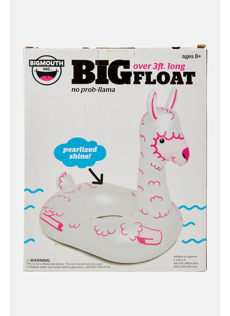 Big Mouth - Inflatable Floatie Tube 125 x 89 x 121 cm, White - Image 1