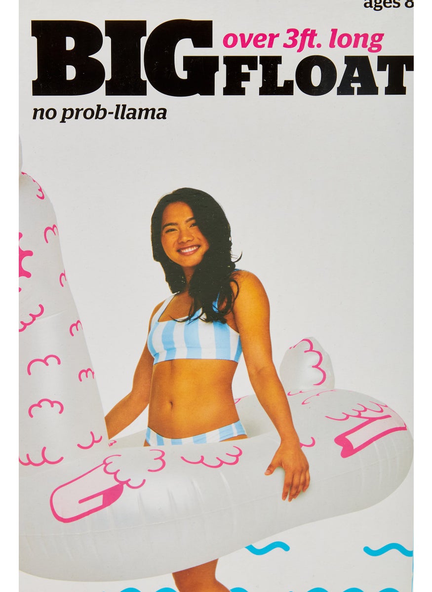 Big Mouth - Inflatable Floatie Tube 125 x 89 x 121 cm, White - Image 1