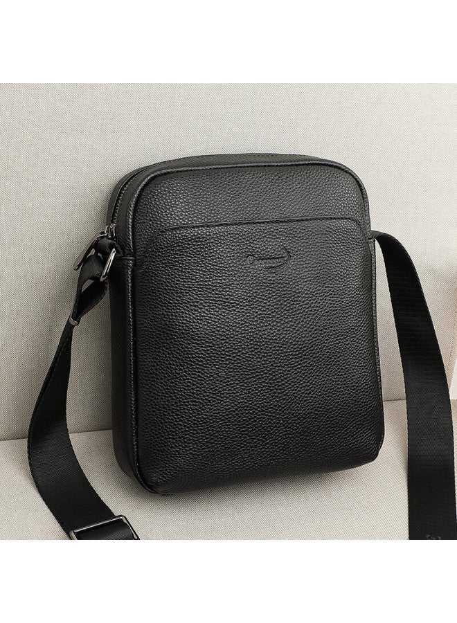 Crocodile Fashion First Layer Cowhide Crossbody Bag Men's Casual Shoulder Bag Birthday Gift For Boyfriend T2463 - Image 3