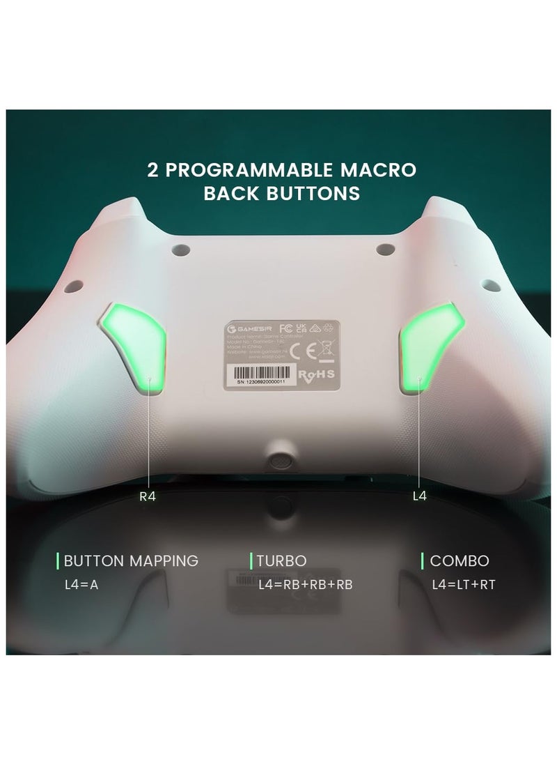 Generic - GameSir T4 Cyclone Wireless Controller for Switch/Lite/OLED, Switch Remote Gamepad with Hall Effect Sensing Joystick, Compatible with Steam Deck, Android, iOS, Windows - Image 1