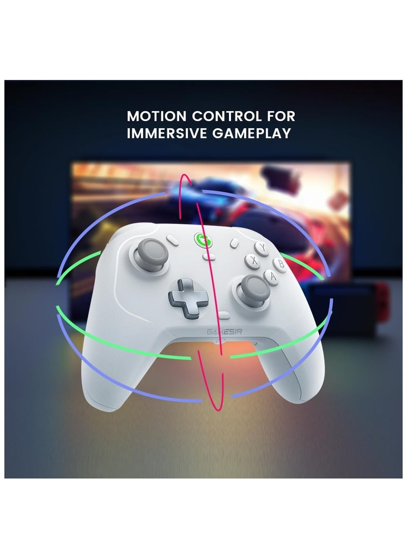 Generic - GameSir T4 Cyclone Wireless Controller for Switch/Lite/OLED, Switch Remote Gamepad with Hall Effect Sensing Joystick, Compatible with Steam Deck, Android, iOS, Windows - Image 1