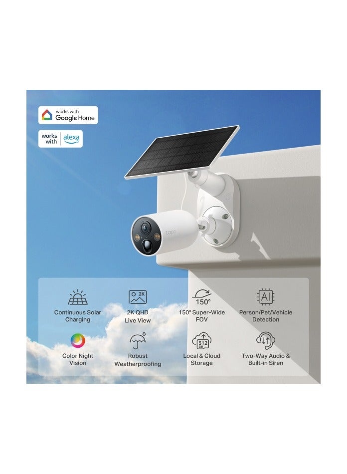 تابو Tapo C425 KIT New Solar-Powered Security Camera Kit - Image 2