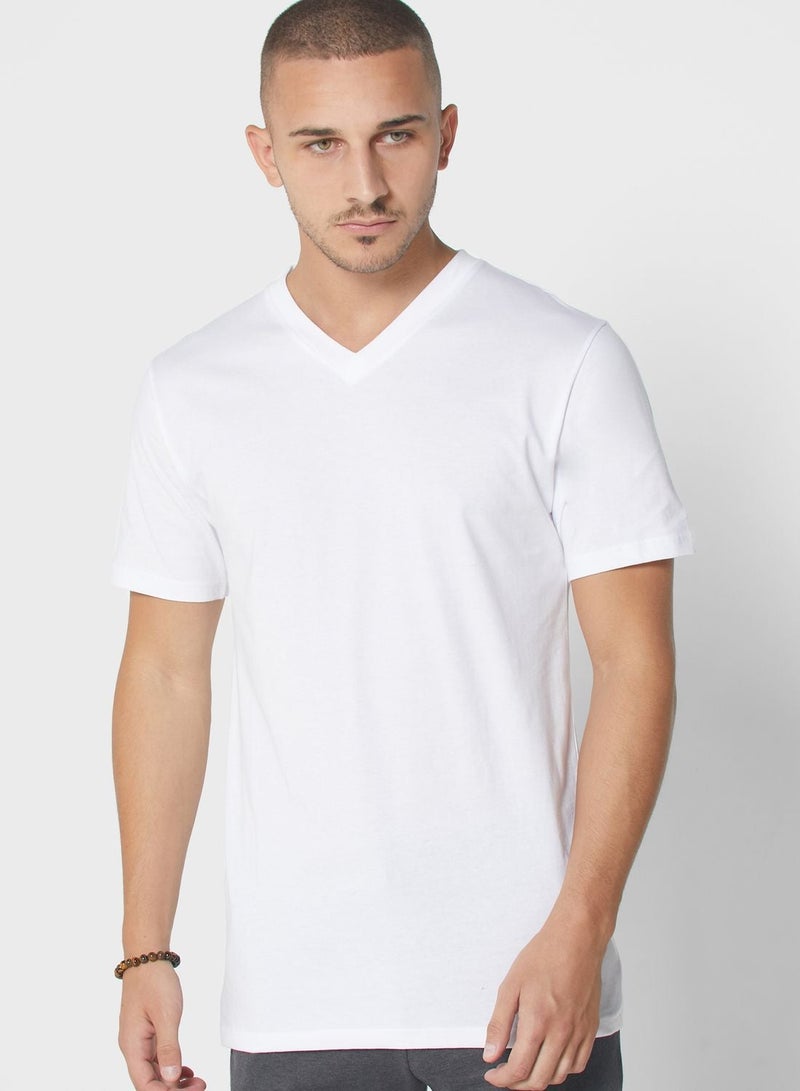Seventy Five Basics V Neck T-Shirt - Image 1