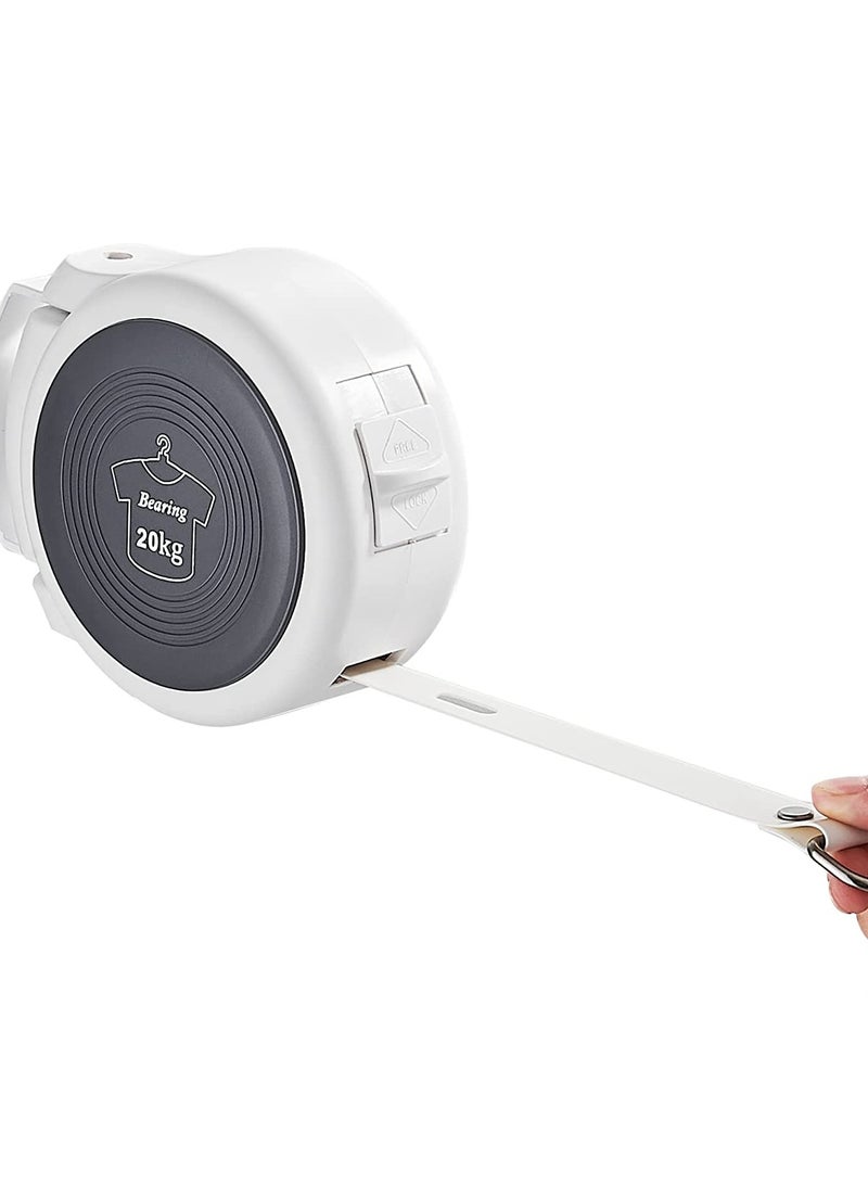 Excefore Retractable Clothesline Adjustable Wall Mounted Clothing Line hanging hole design anti-slip Indoor Home Dormitories Laundry Hotels Travel Outdoor  - Image 1