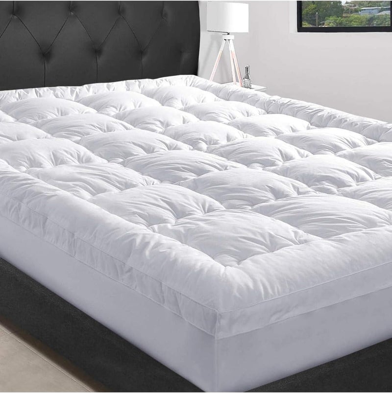 | Dream Cloud | Single Cotton Hotel Bed Mattress Topper 191 x 122 + 10 cm