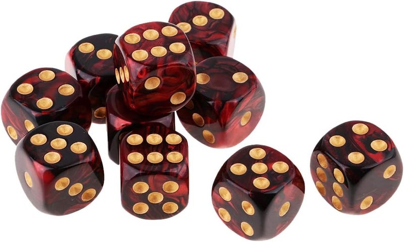 كلاراكو 30 قطعة من الراتنج متعدد الألوان، سداسي الأوجه، 16 مم - Image 4