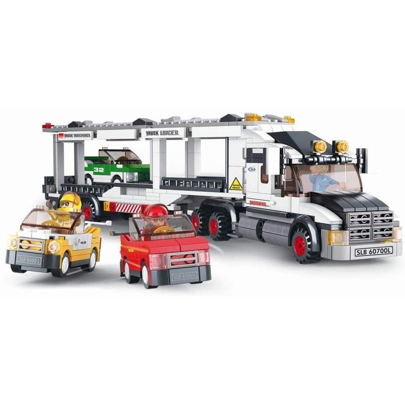 Sluban Transporter Truck Building Blocks 638 Pieces - B0339 - Image 2