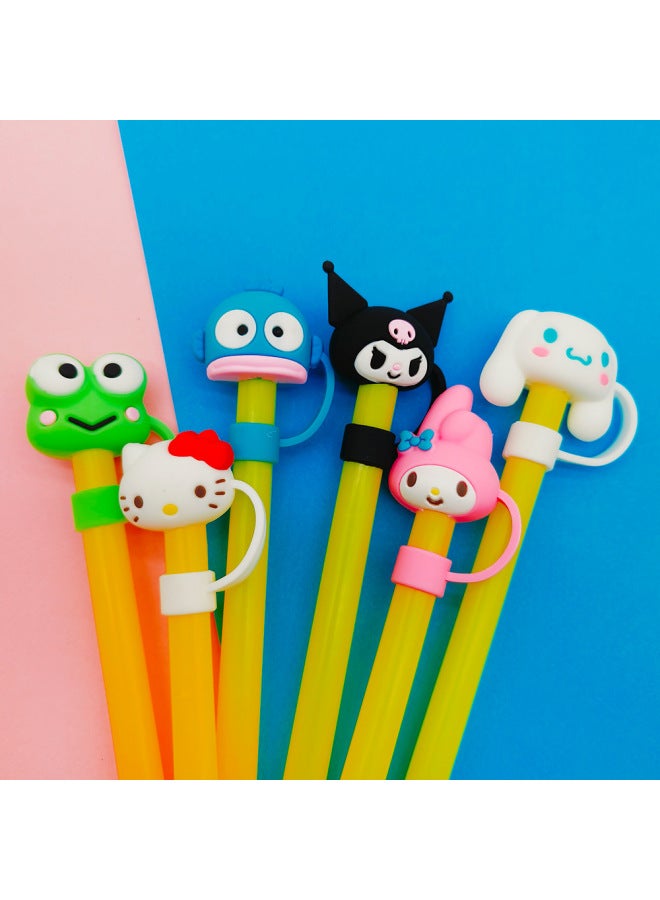 10mm Straw Cap Cross Border & Domestic Hot Sale 80 Suitable For Stanley Water Cup PVC Dust-proof Straw Cap-Color:XG014-4  - Image 5