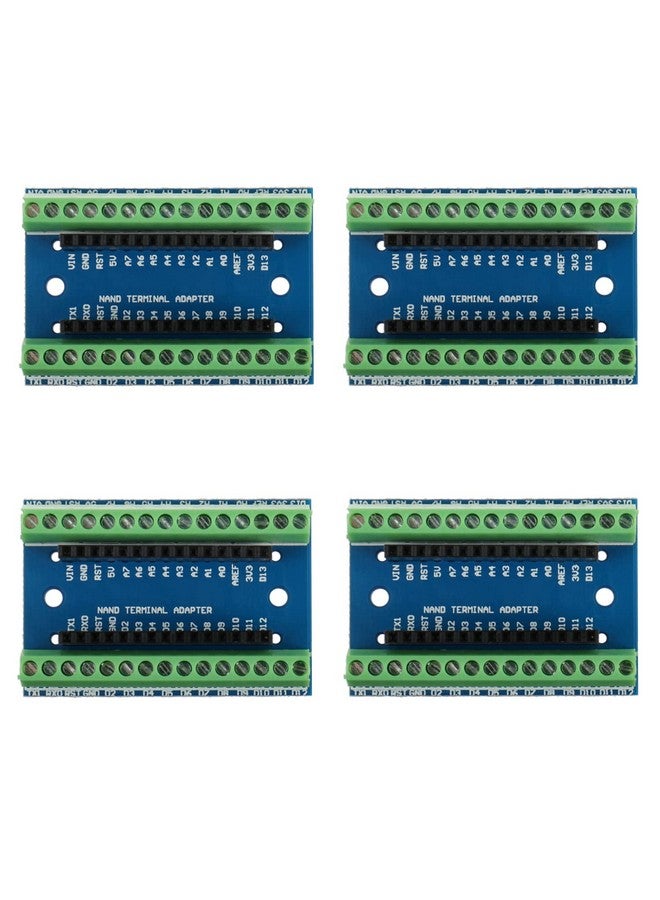 BOJACK Nano V3.0 3.0 Controller Terminal Adapter Expansion Board Nano IO Shield Simple Extension Plate for Arduino Nano AVR ATMEGA328P（4PCS） - Image 1