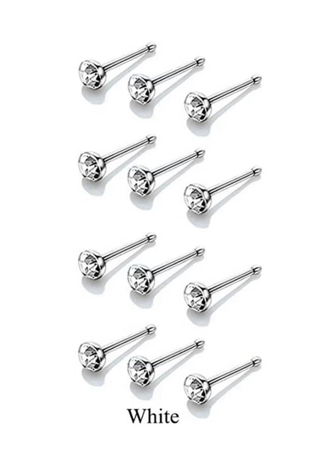 60-Piece Stainless Steel Nose Stud - Image 4