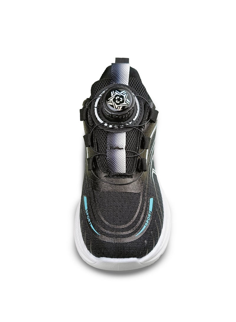 Boys' Sneakers - Black Unisex Trendy - Small size - Image 3