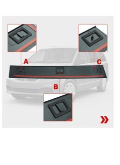 Excefore Car B Pillar Front Door Applique, B Pillar Trim Door Molding, for Front Passenger & Driver Side Windshield Outer Replacement, for Dodge Grand Caravan 2008-2020, Chrysler Town & Country 2008-2016  - Image 4