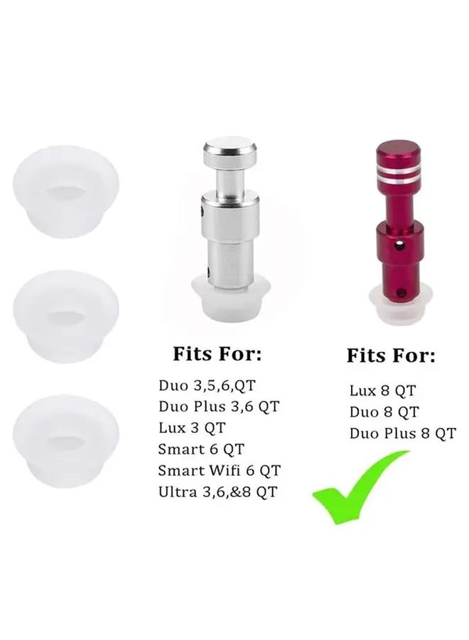 5 قطع حشوات بديلة لصمام العوامة مانعة للتسرب متوافقة مع Instant Pot Duo Plus Ultra LUX - Image 3