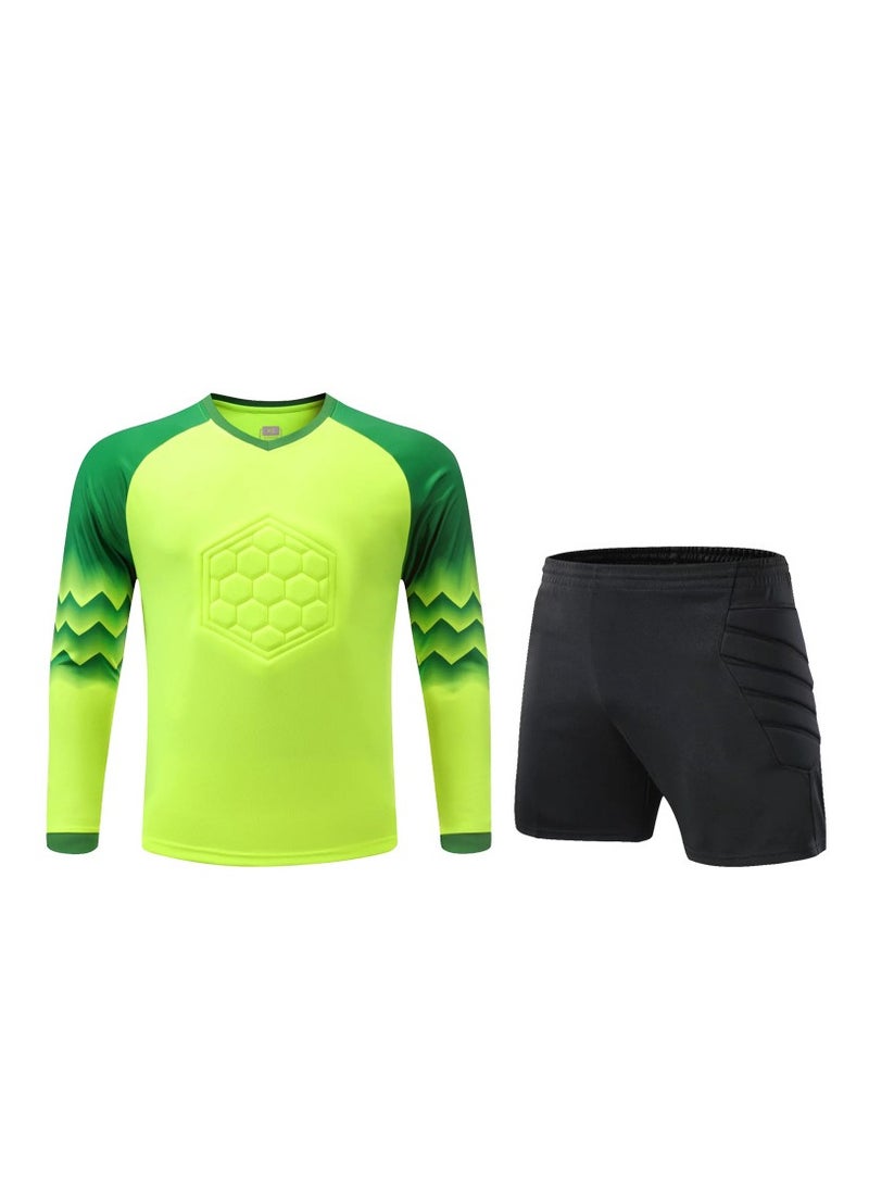 Generic - Football goalkeeper uniform long sleeved two-piece set - Image 1