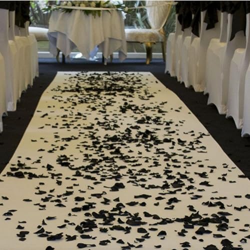 CODE FLORIST 2200 PCS Silk Rose Petals for Valentine's Day,Romantic Night,Wedding,Proposal Anniversary Flower Decorations(Black) - Image 2