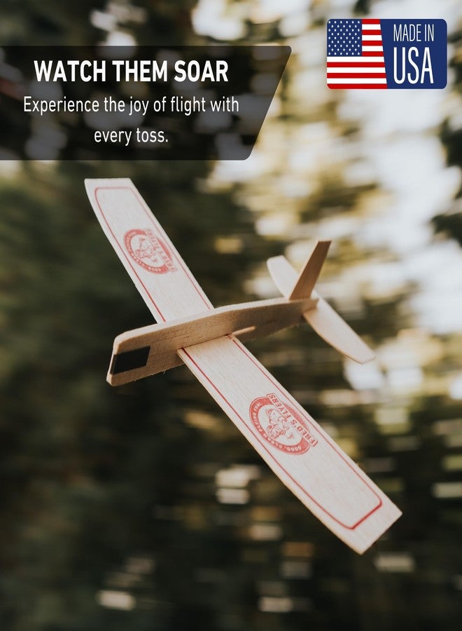 Fred's Flyers Balsa Wood Airplane Kits - 5-Pack - USA Made Wooden Glider Toy Planes for Kids - Image 5
