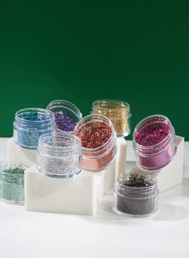 Moon Glitter Holographic Glitter Shakers 100% Cosmetic Glitter for Face, Body, Nails, Hair and Lips - 0.17oz - Gold - Image 5