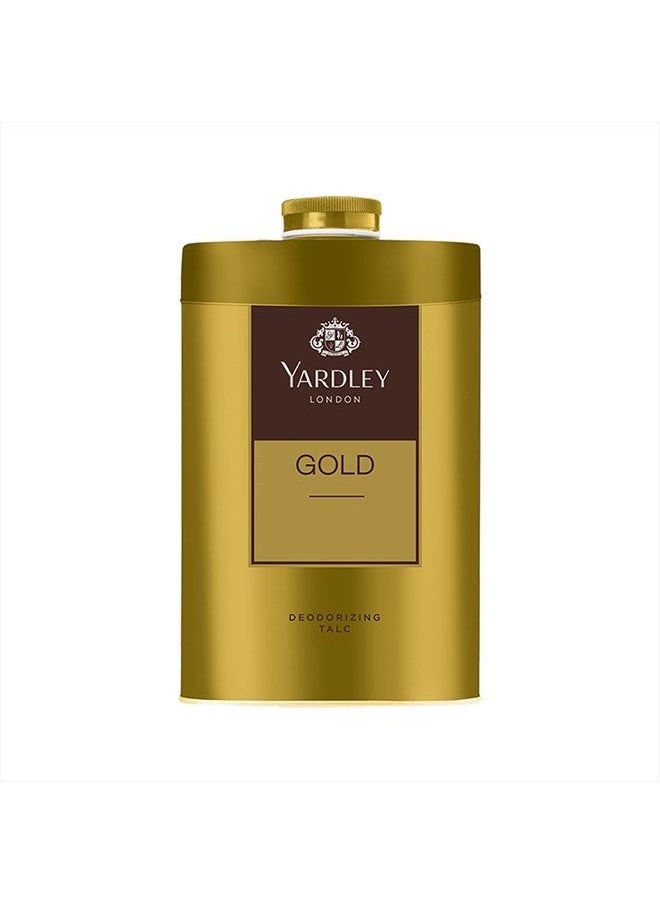 Yardley London Gold Perfumed Talc, 250 Gram  - Image 1