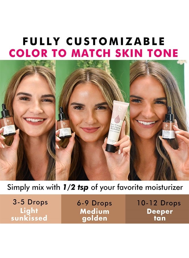 Beauty by Earth Self Tanner Drops for Face Tanner, Sunless Tan, Body & Face Self Tanner Drops, Face Tanning Drops to Make Self Tanner Face Self Tanning Lotion, Tan Drops for Face Tan - Image 3