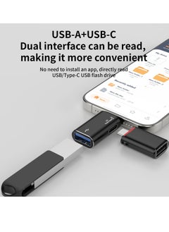 Excefore Lightning to USB Female Adapter, Support Charging, and Data Transmission, with USB-C Aux Power Port for iPhone 14/13/12/11/iPad, Supports Hard Disk, Card Reader, Camera, USB, Mouse, Keyboard  - Image 3