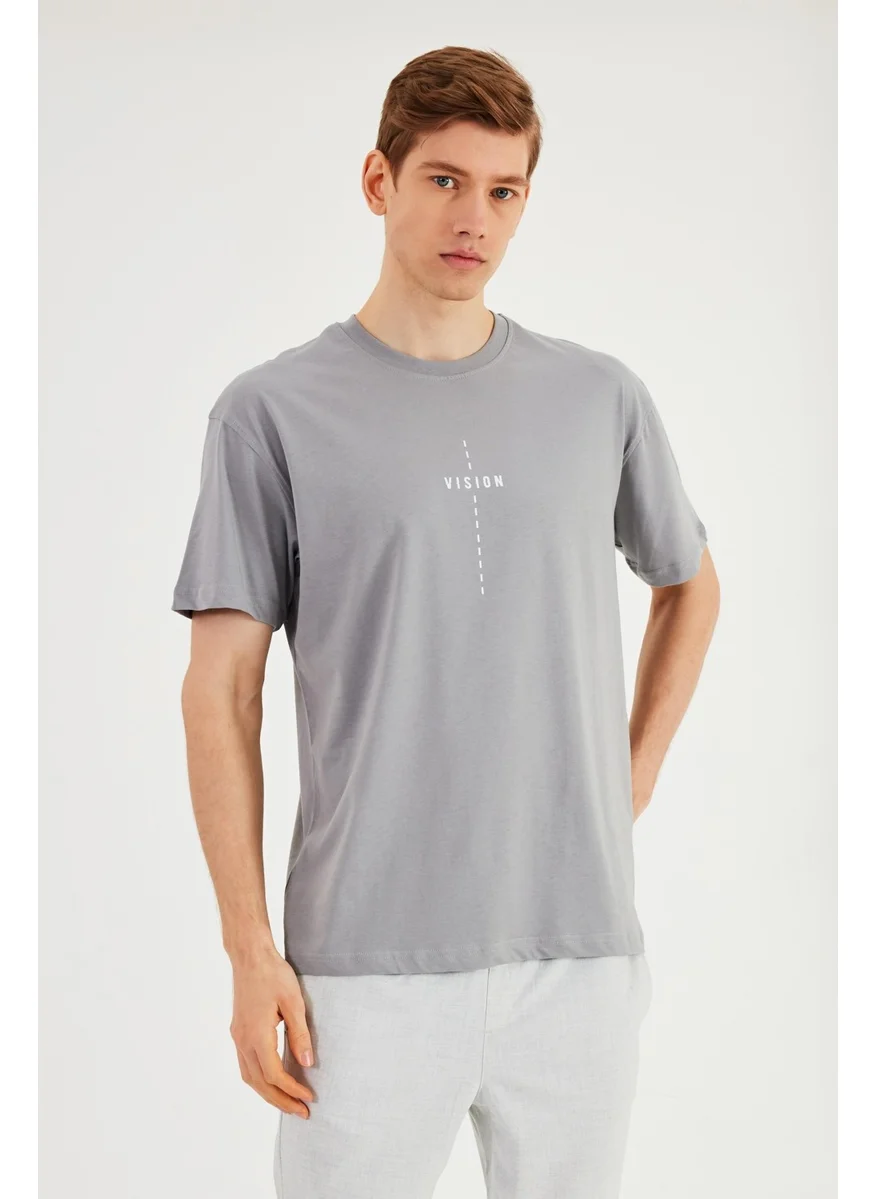 mmetalic Leo Men's Oversize T-Shirt