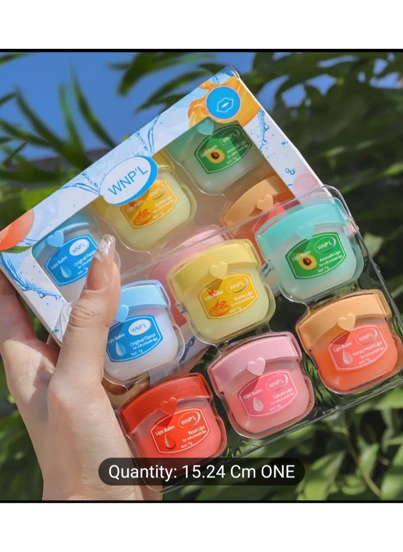 Beauenty 6PCS Moisturizing Lip Balm Therapies Set, Moisture For Dry Lips, Long-lasting Effect  - Image 1