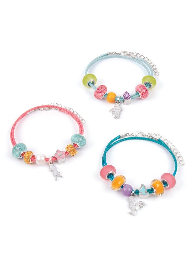 Make It Real Disney Princess Moana Jewels & Gems Moana Charm Bracelet Making Kit For Girls Moana Craft & Activity Set For Kids Disney Jewelry Making Kit For Girls 8101214  - Image 5