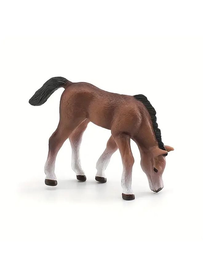 154 Arab Herbivorous Pony Simulation Mini Horse Model Ornament Toy - Image 1