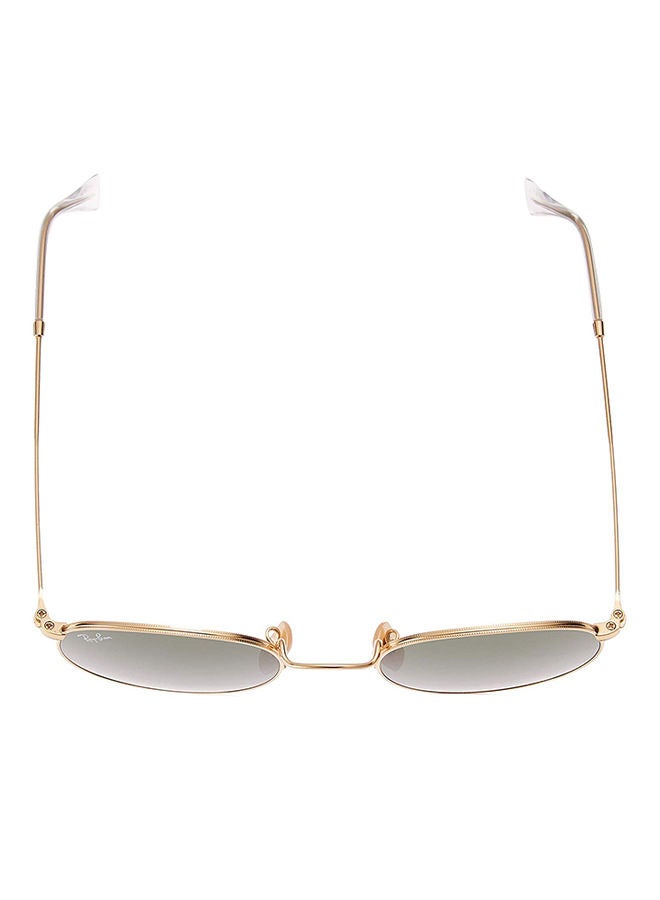 Ray-Ban Unisex Full Rim Round Sunglasses - RB3447 001 - Lens Size: 50 mm - Gold - Image 4