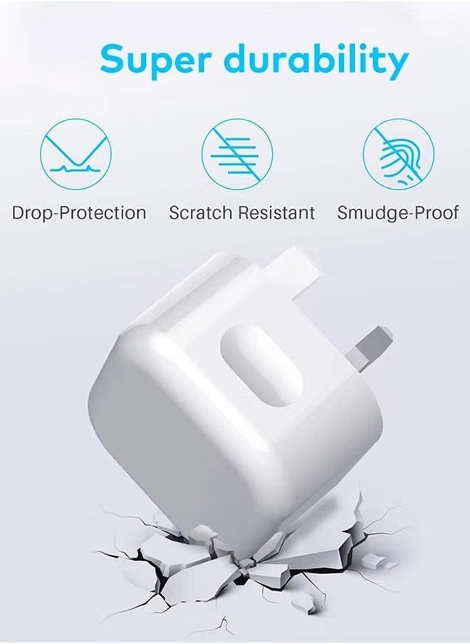 Enjoylifeme - iPhone Charger Type C With 1M Fast Lightning Cable Quick Charging USB C Plug Compatible With New iPhone 14/14Pro/14Pro Max/14 Plus/13Pro Max /13 Pro/13/12/11/XS iPad Mini 6/ iPad Pro White - Image 1