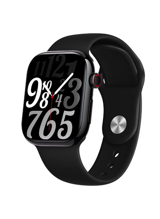 Outbox OB10 Limitless Smart Watch 2.04″ AMOLED Display, Bluetooth Calling, 100+ Sports Modes, Fitness & Health Tracker, Android & iOS – Black - Image 1